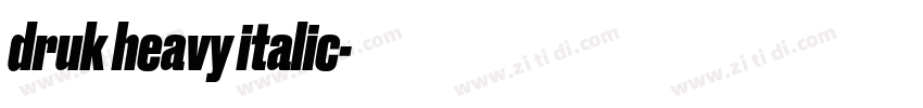druk heavy italic字体转换 druk heavy italic字体转换